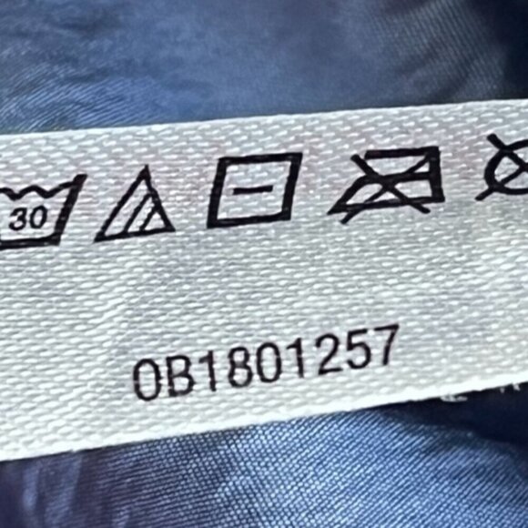 FREE PEOPLE Movement Back To The Future Pants Blue High Rise Ankle Zip Ruched Sm - Picture 12 of 12